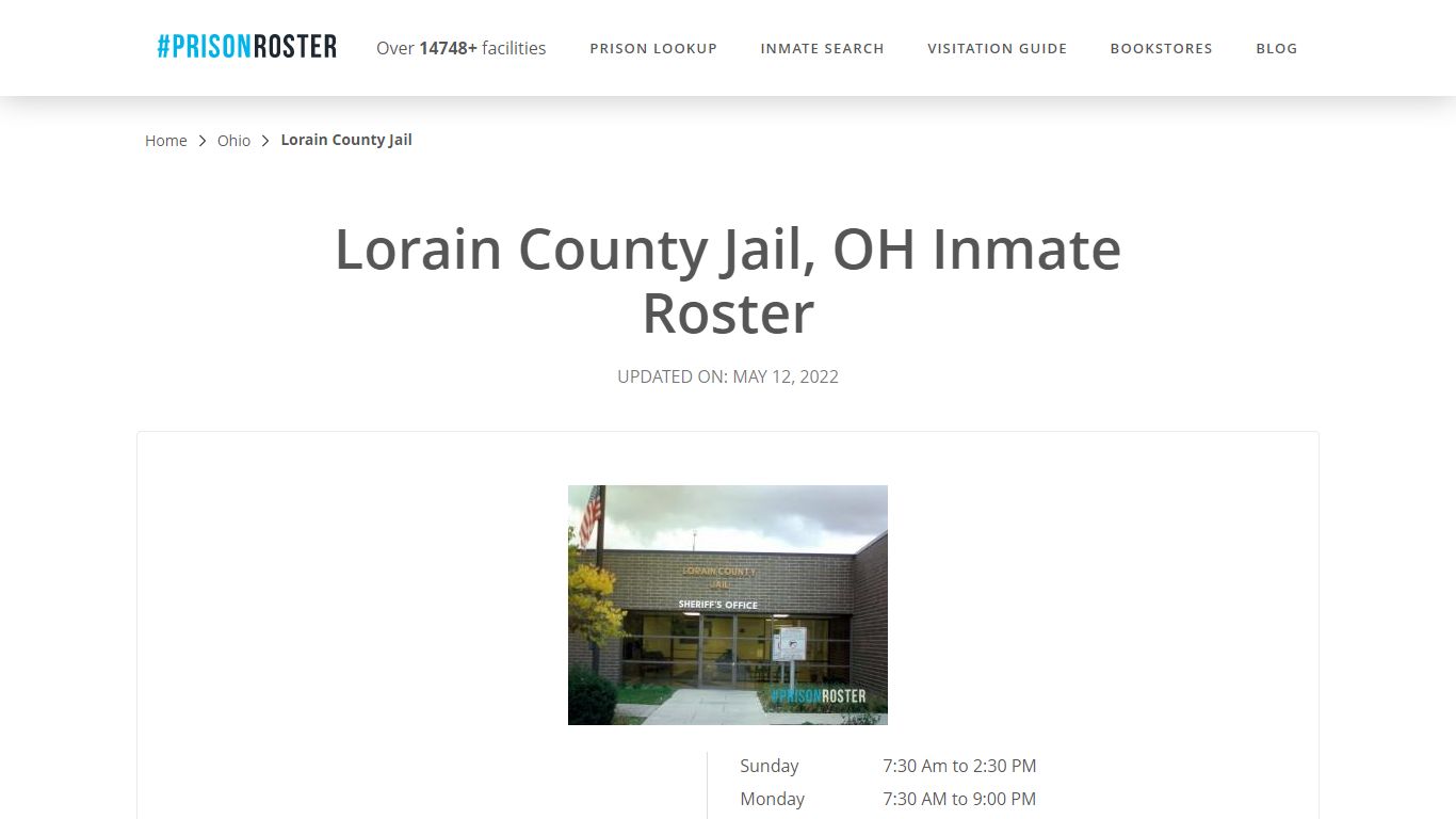 Lorain County Jail, OH Inmate Roster - Inmate Locator